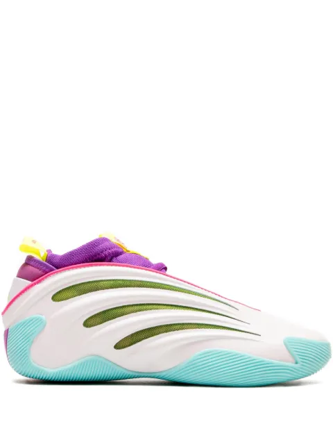 adidas Harden Vol. 9 "White/Lucid Lime/Lucid Pink" sneakers