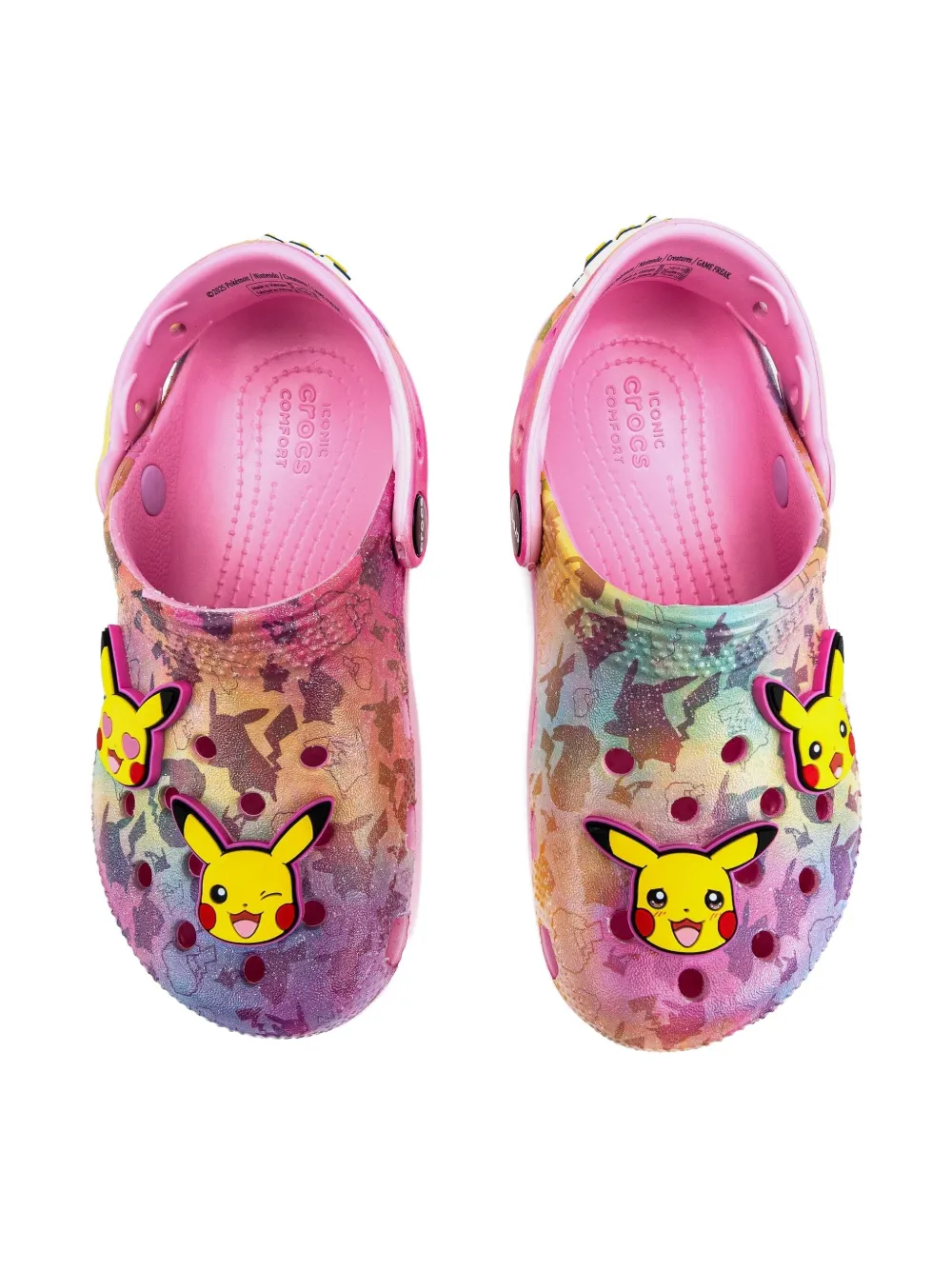 Crocs Kids Pokémon Pikachu Pink klompen Roze
