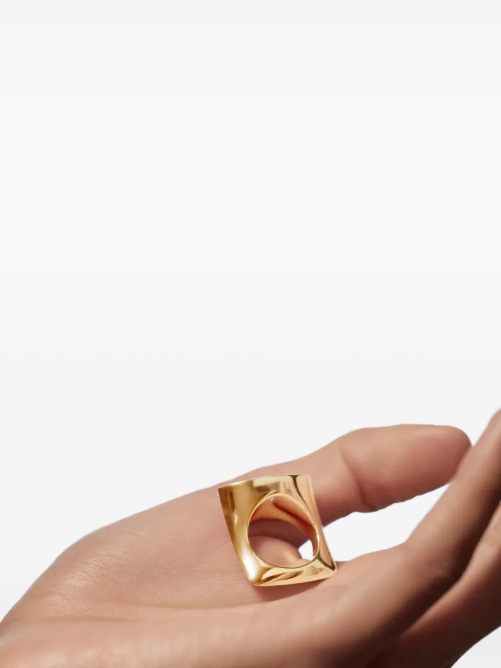 Marie Lichtenberg Evil Eye Metric Diamond Ring in Gold, view 4