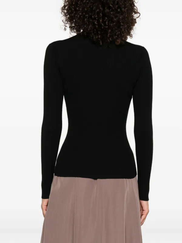 Kenzo Boke Flower 2.0 Langarmshirt Mit Stehkragen | Schwarz