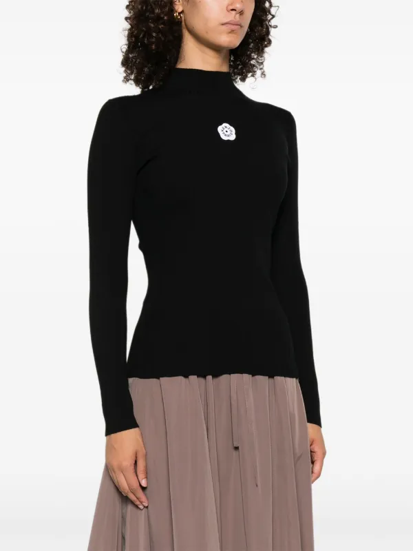Kenzo Boke Flower 2.0 モックネック トップ | ブラック | FARFETCH JP