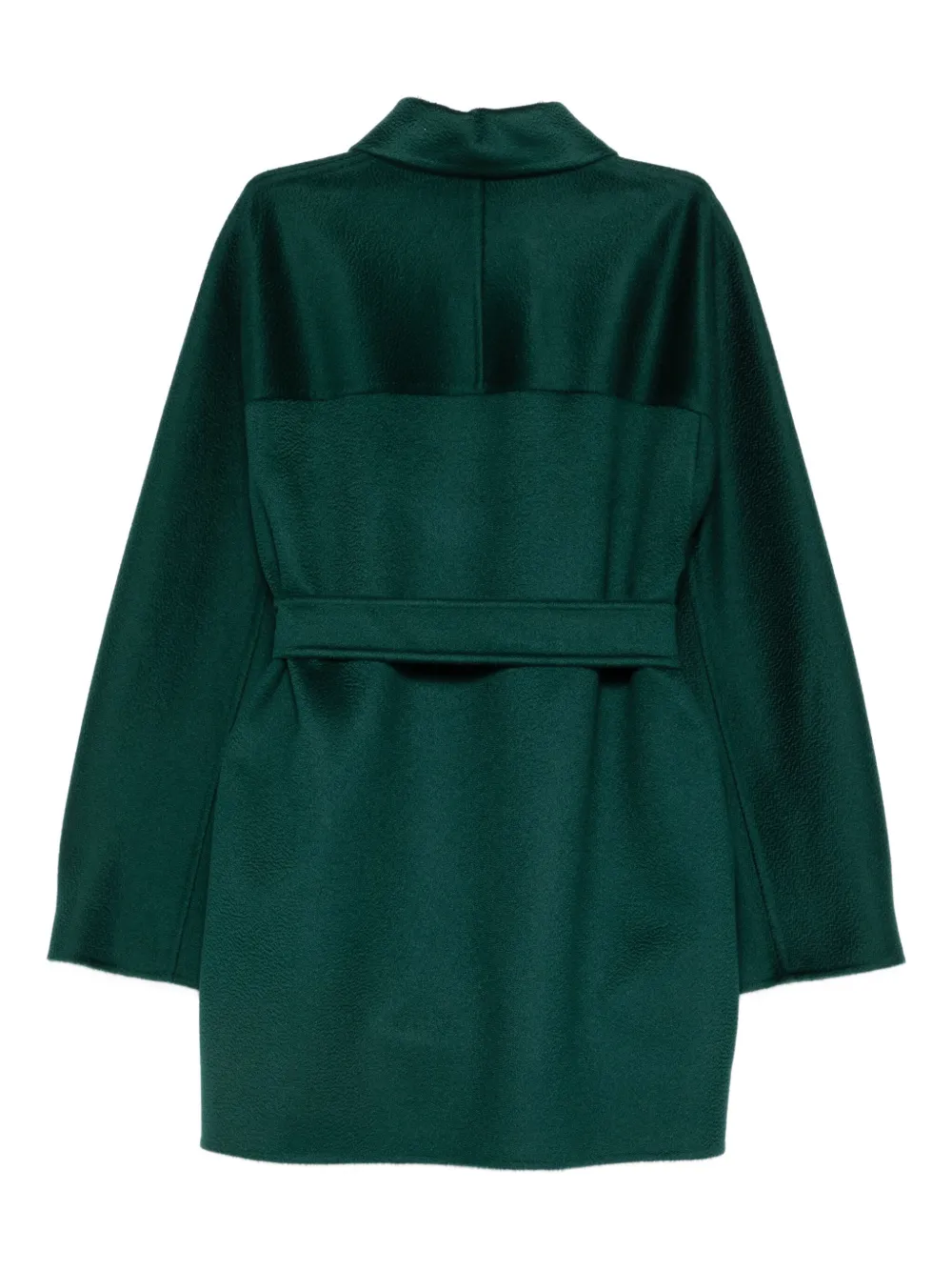 Max Mara Jas met opgestikte zak en knopen Groen