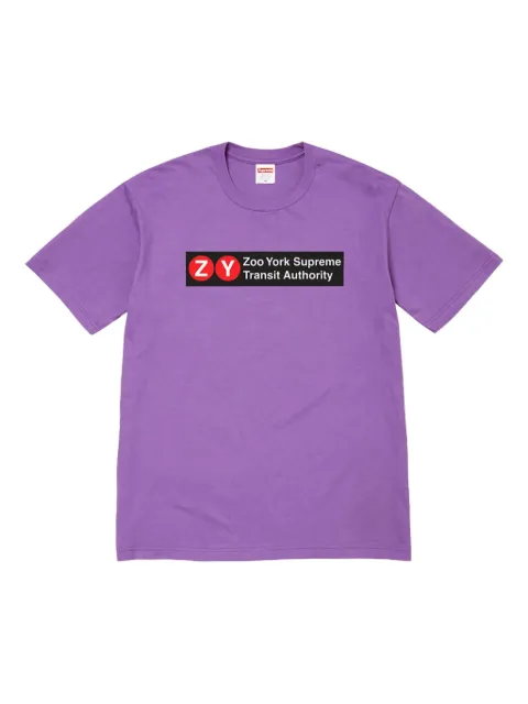 Supreme Zoo York Transit "SS 25 - purple" T-shirt