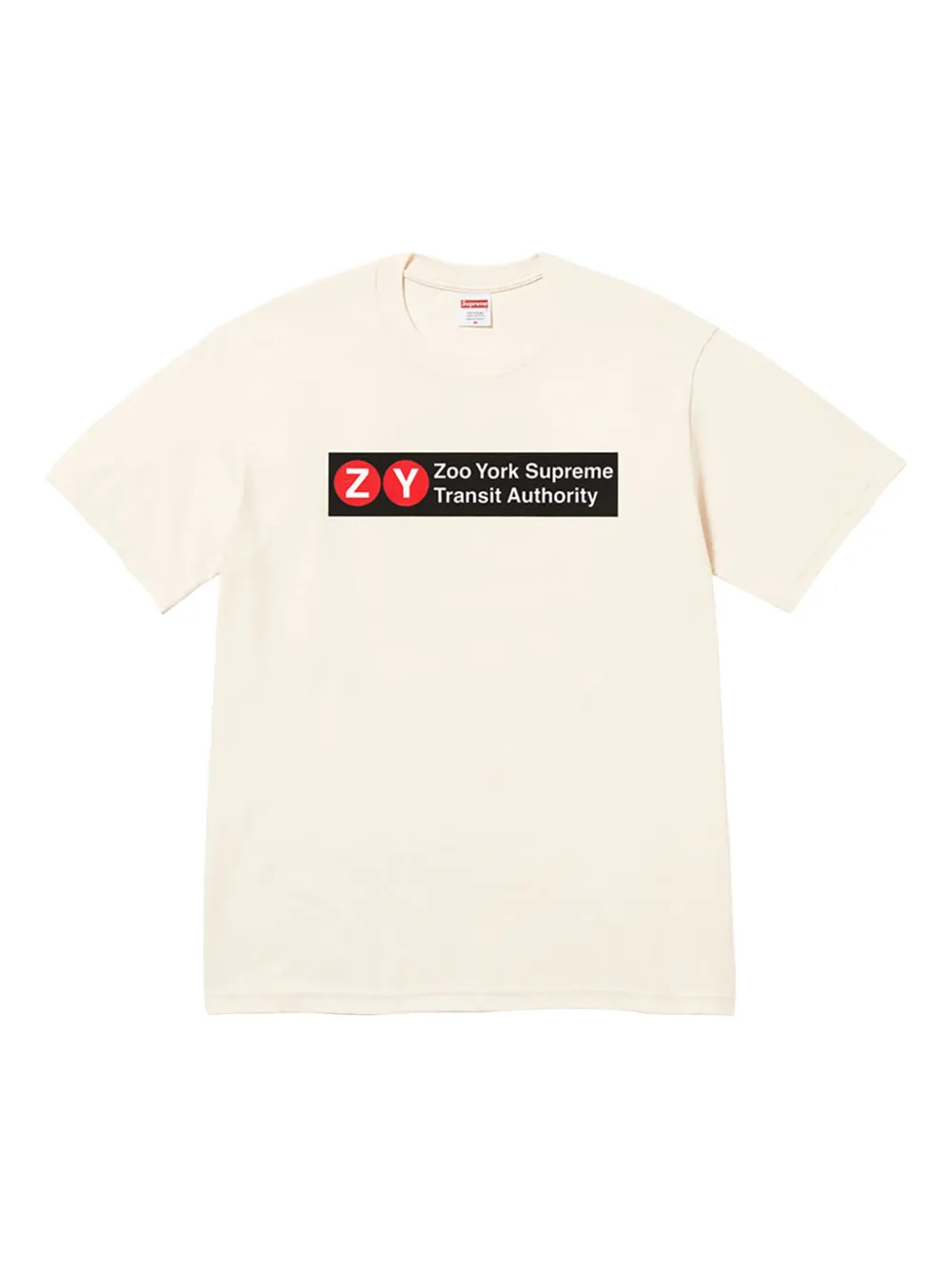 Supreme Zoo York Transit "SS 25 - beige" T-shirt | Neutrals | Image 1