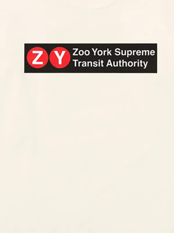 【Supreme x Zoo York】Transit T-Shirt★Natural★25SS★ Supreme x Zoo York Transit Natural Tee – WyCo Vintage Broadway
