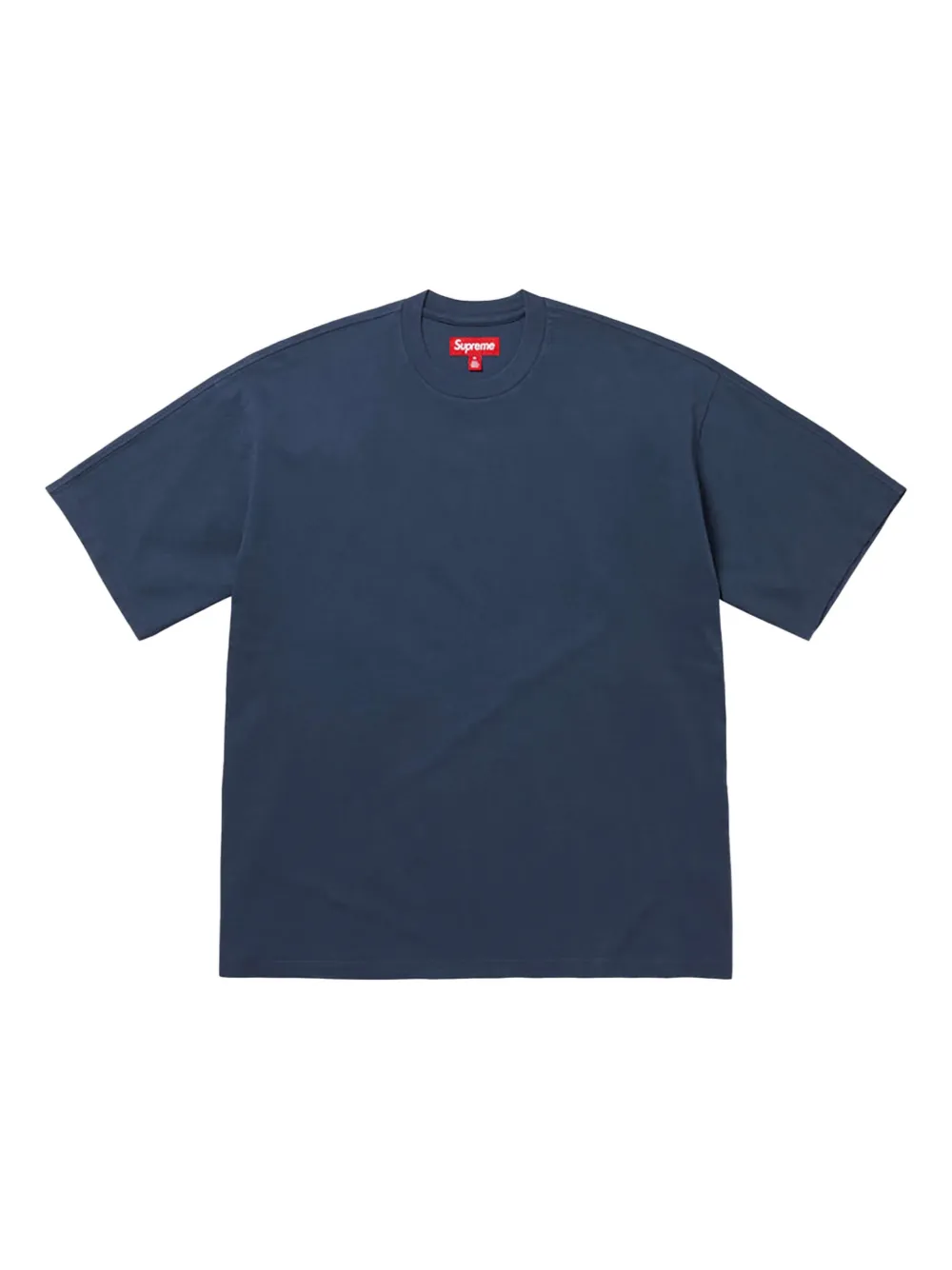 Supreme Intarsia "SS 25 Navy" T-shirt | Blue | Image 1