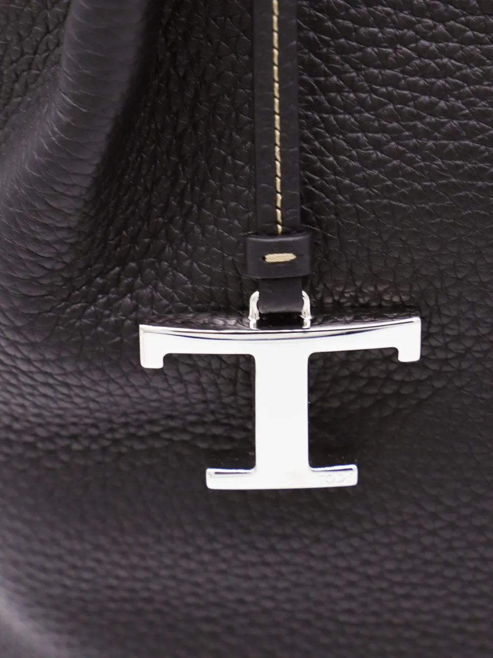 Tod's Shopper met trekkoord Zwart