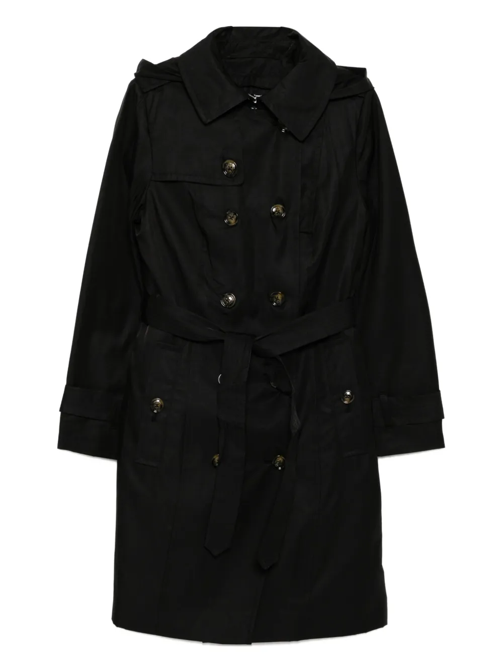 London Fog double-breasted trench coat - Nero