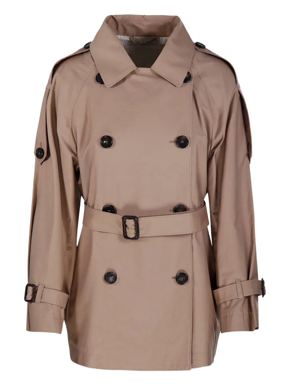 Max Mara Trenchcoat met ceintuur Bruin