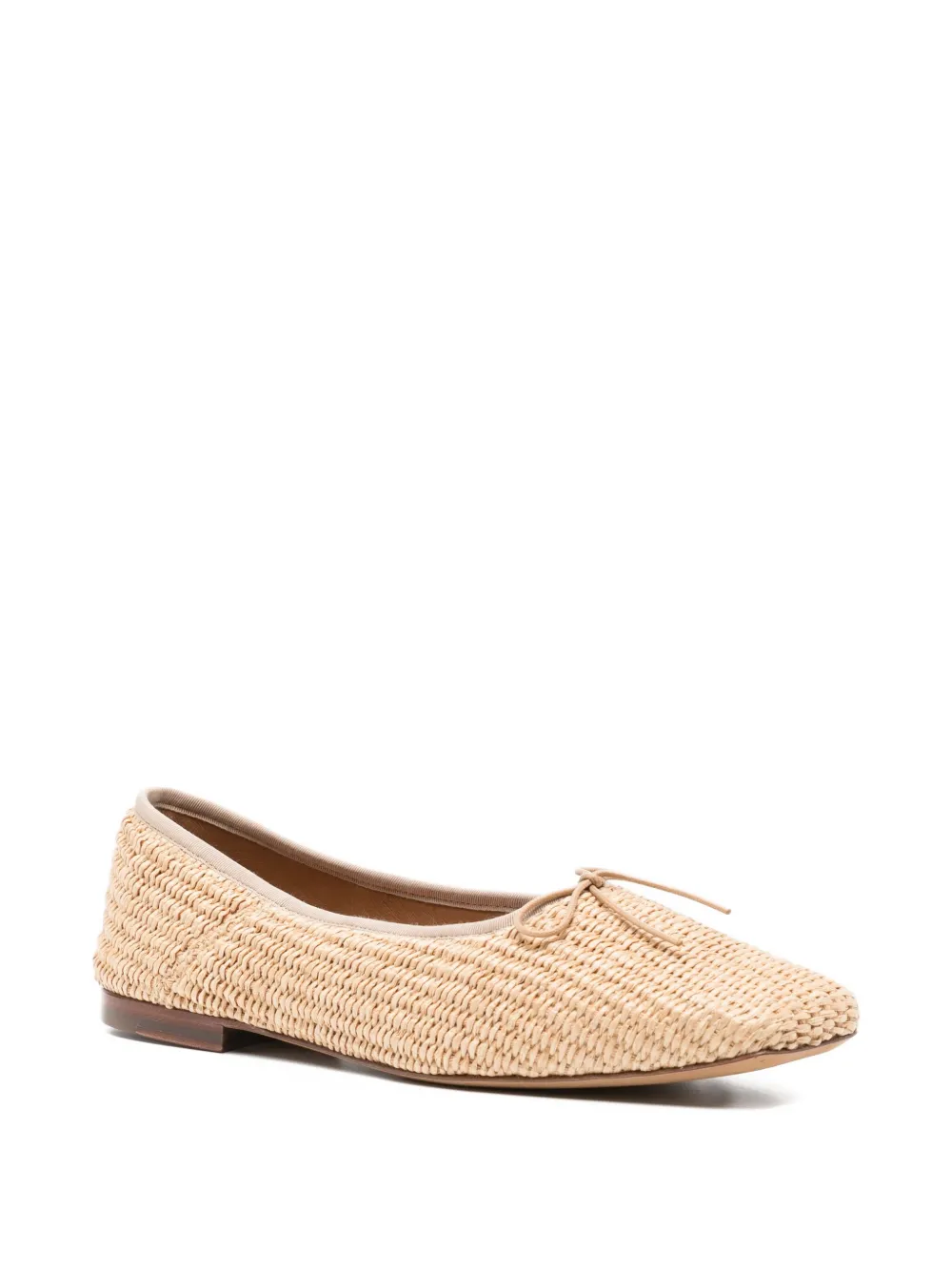 Mansur Gavriel raffia ballet flats - Beige
