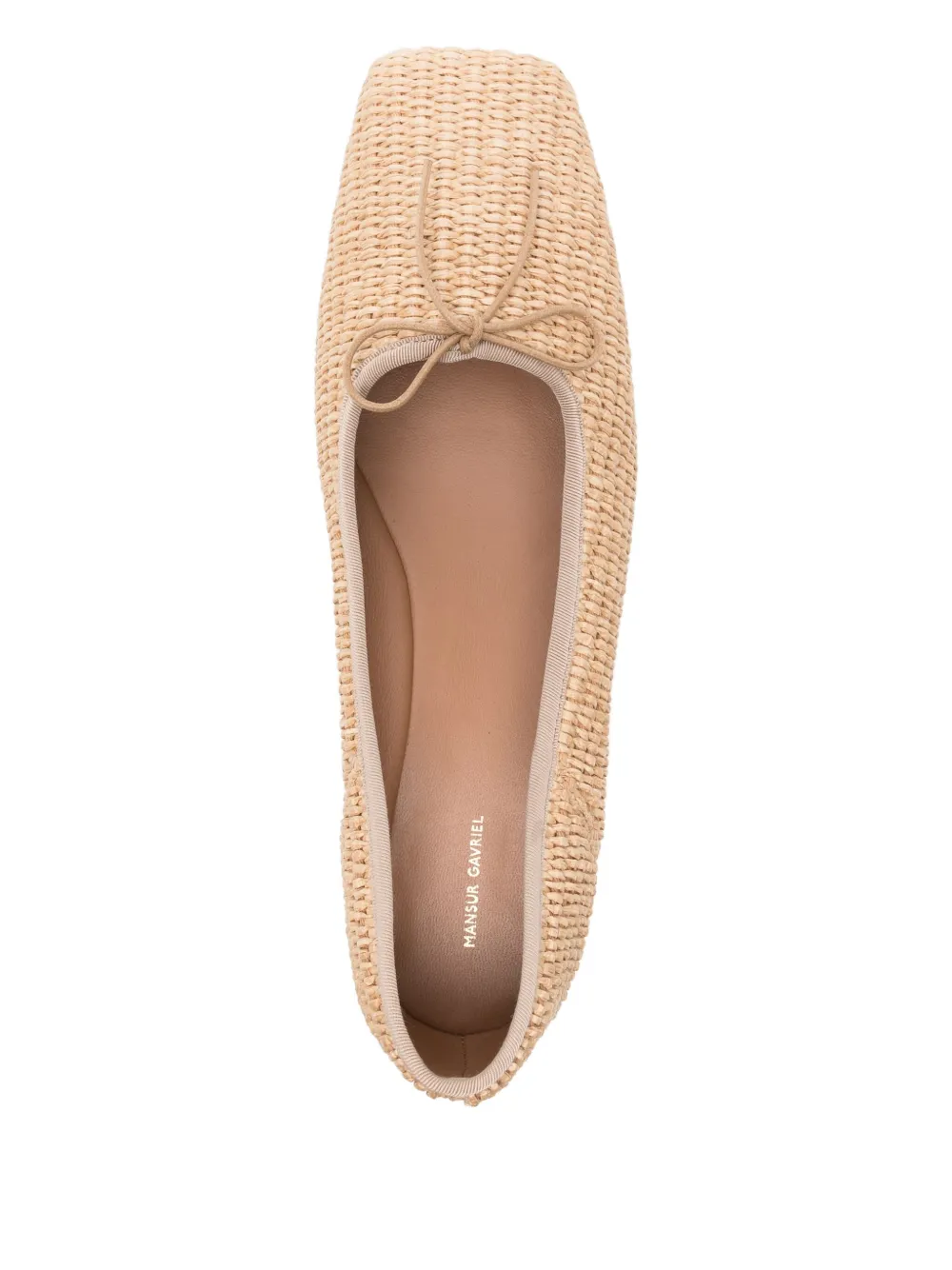 Mansur Gavriel raffia ballet flats Neutrals