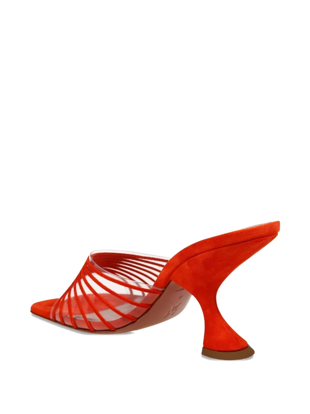 Amina Muaddi 90mm Mookie sandals Red