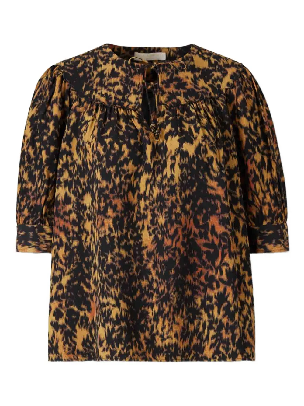Ulla Johnson Top met dierenprint Beige