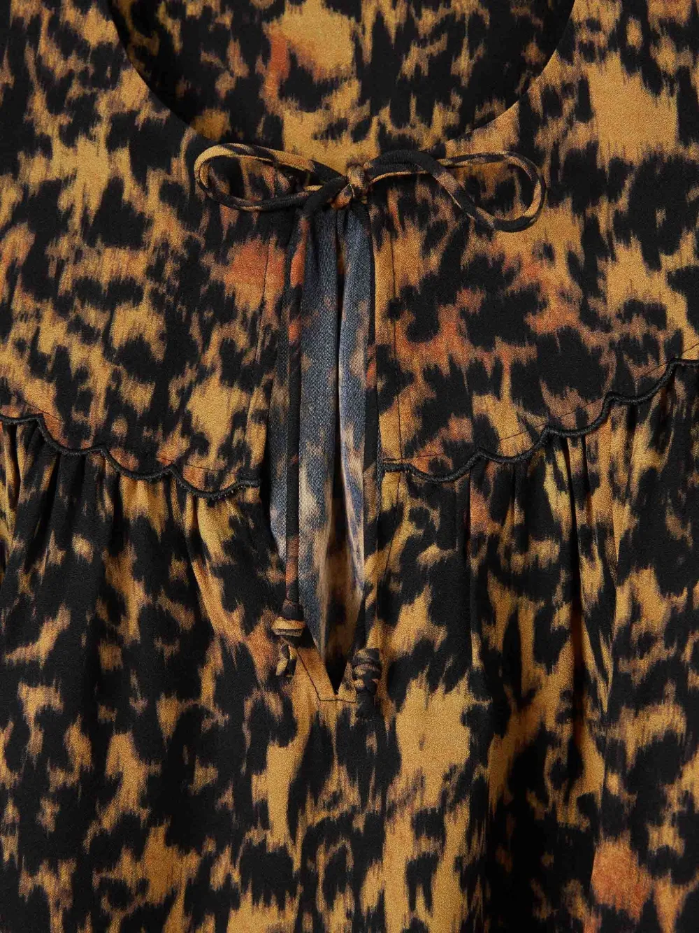 Ulla Johnson Top met dierenprint Beige