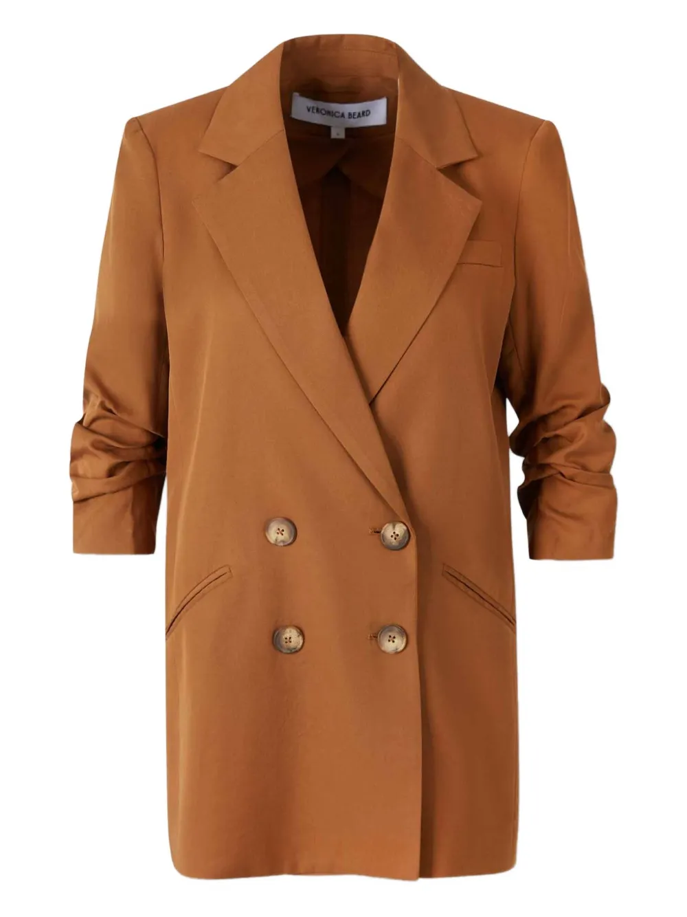 Veronica Beard Rupert blazer met dubbele rij knopen Oranje