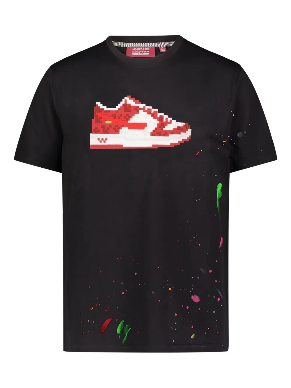 Mostly Heard Rarely Seen 8-Bit Louis T-shirt | Black | Image 1