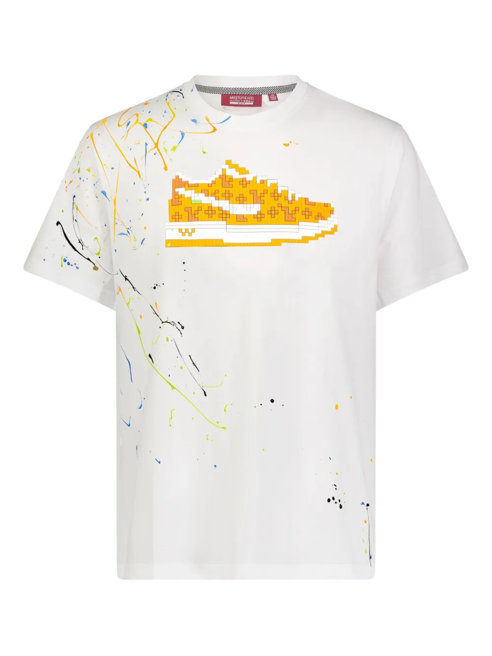 Mostly Heard Rarely Seen 8-Bit Louis T-shirt | White | Image 1