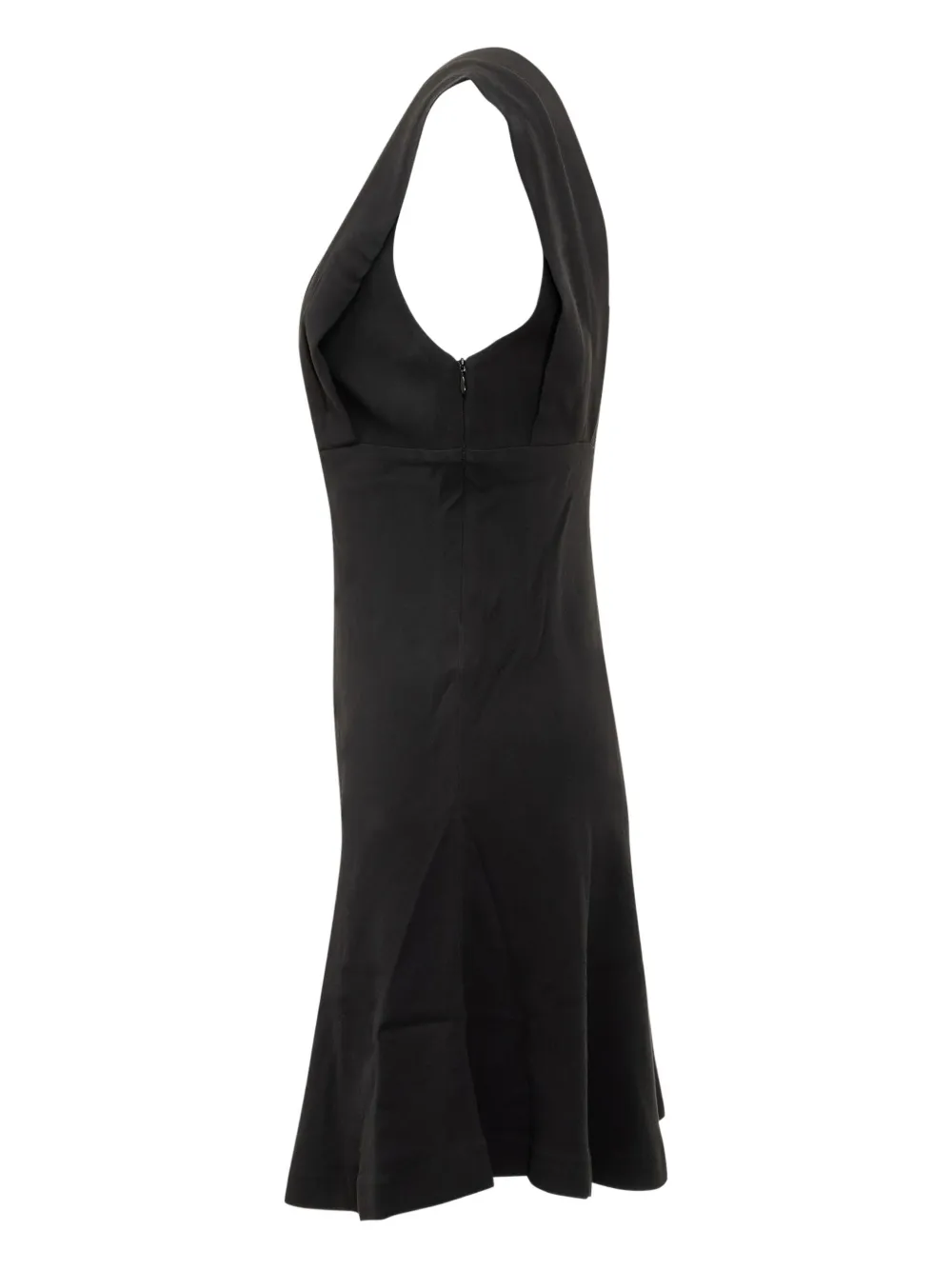 IRO Fanelie square-neck mini dress Zwart