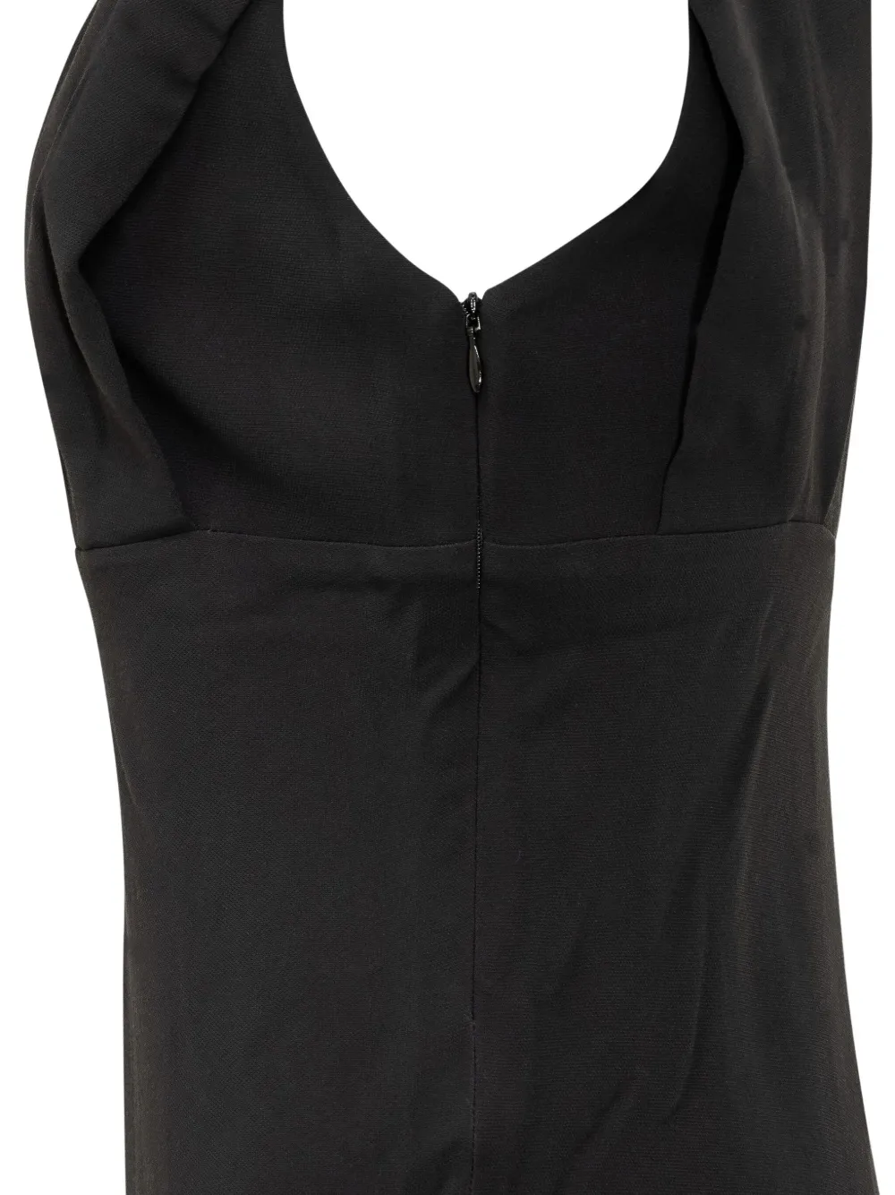 IRO Fanelie square-neck mini dress Zwart