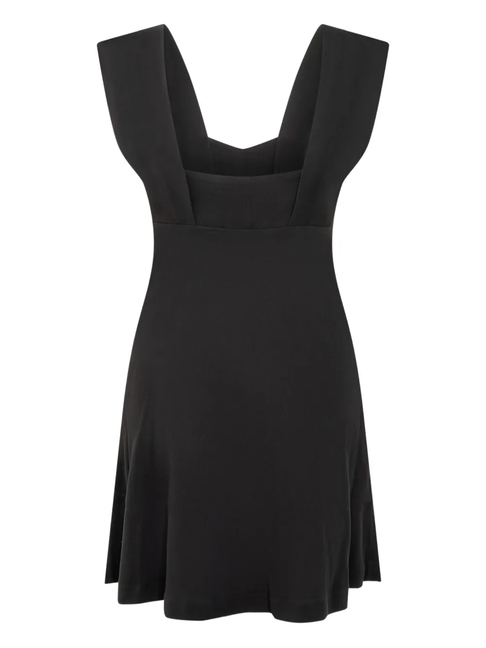 IRO Fanelie square-neck mini dress Zwart