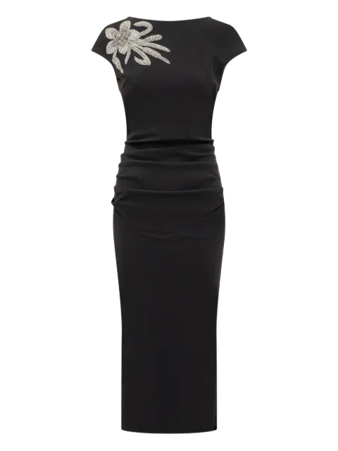 CHIARA BONI La Petite Robe Hesup handmade-embroidery midi dress