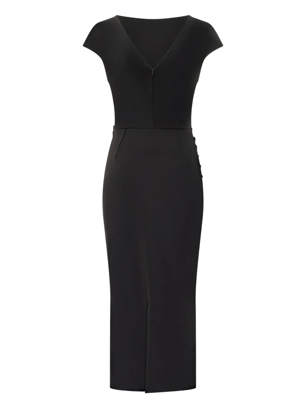 CHIARA BONI La Petite Robe Hesup midi-jurk met borduurwerk Zwart