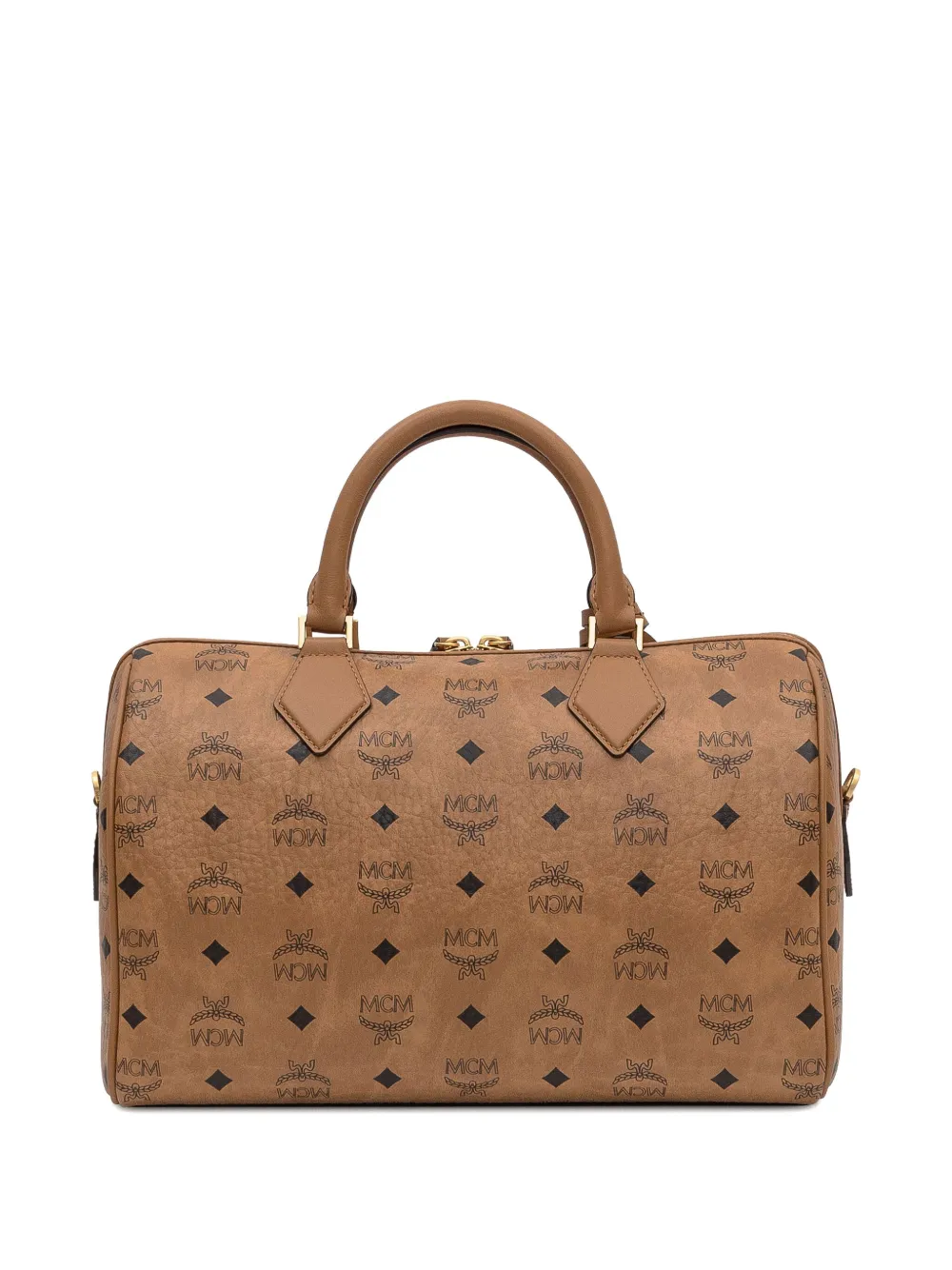 MCM Medium Ella Boston tas Bruin
