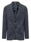 ETRO paisley print two-button blazer - Blue