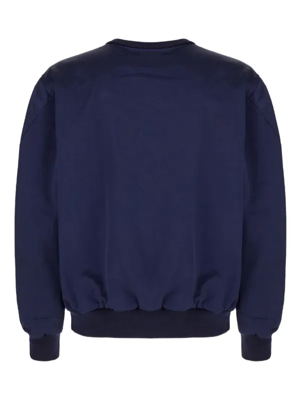 【関税&送料込】Givenchy Slate Cotton Sweatshirt Givenchy Cotton Sweatshirt | Blue | FARFETCH