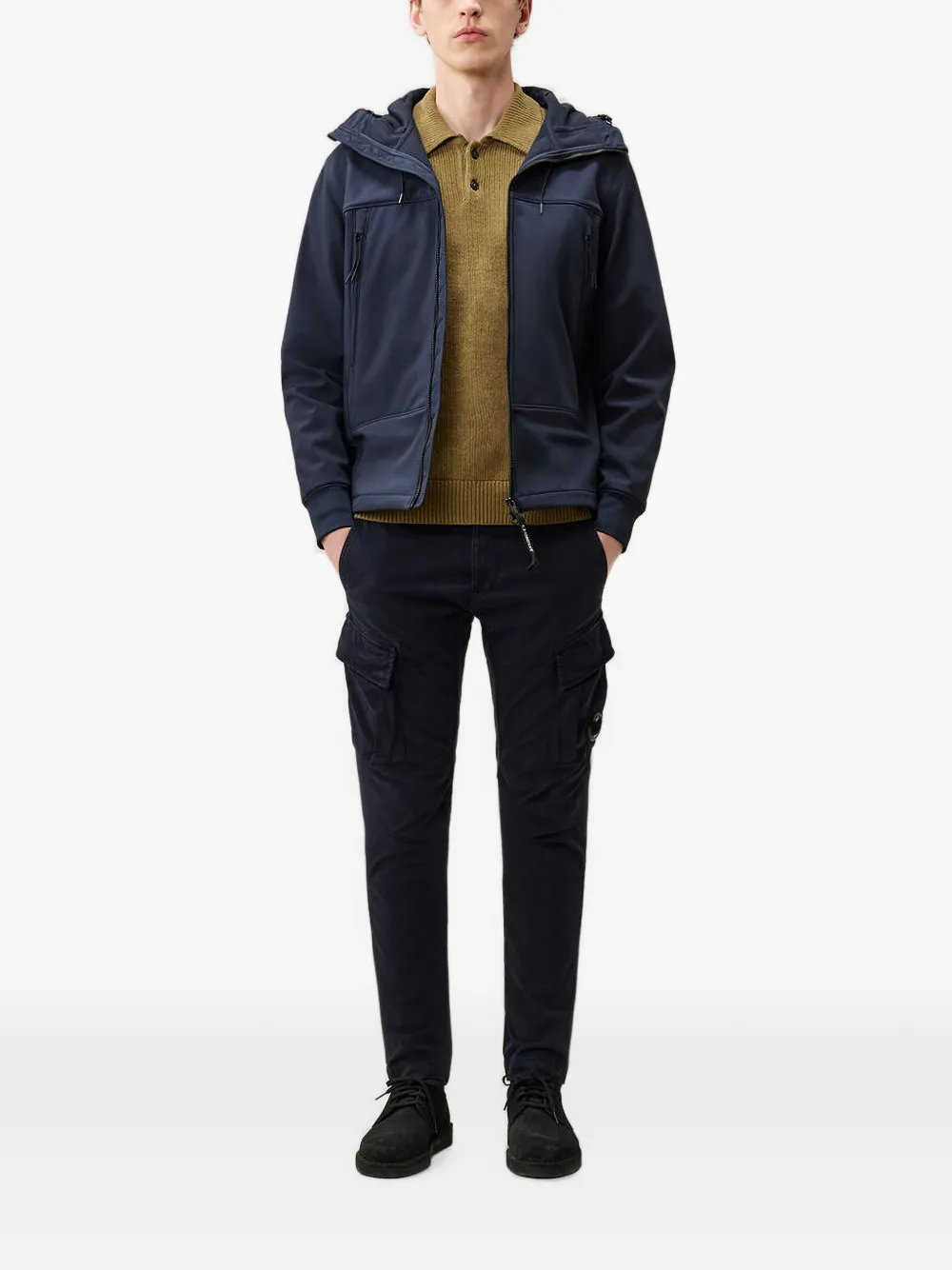 C.P. Company Jack met capuchon Zwart