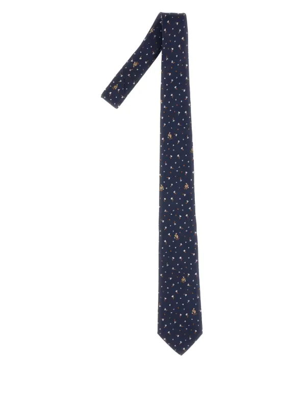 Paul Smith フローラル シルクネクタイ | ブルー | FARFETCH JP