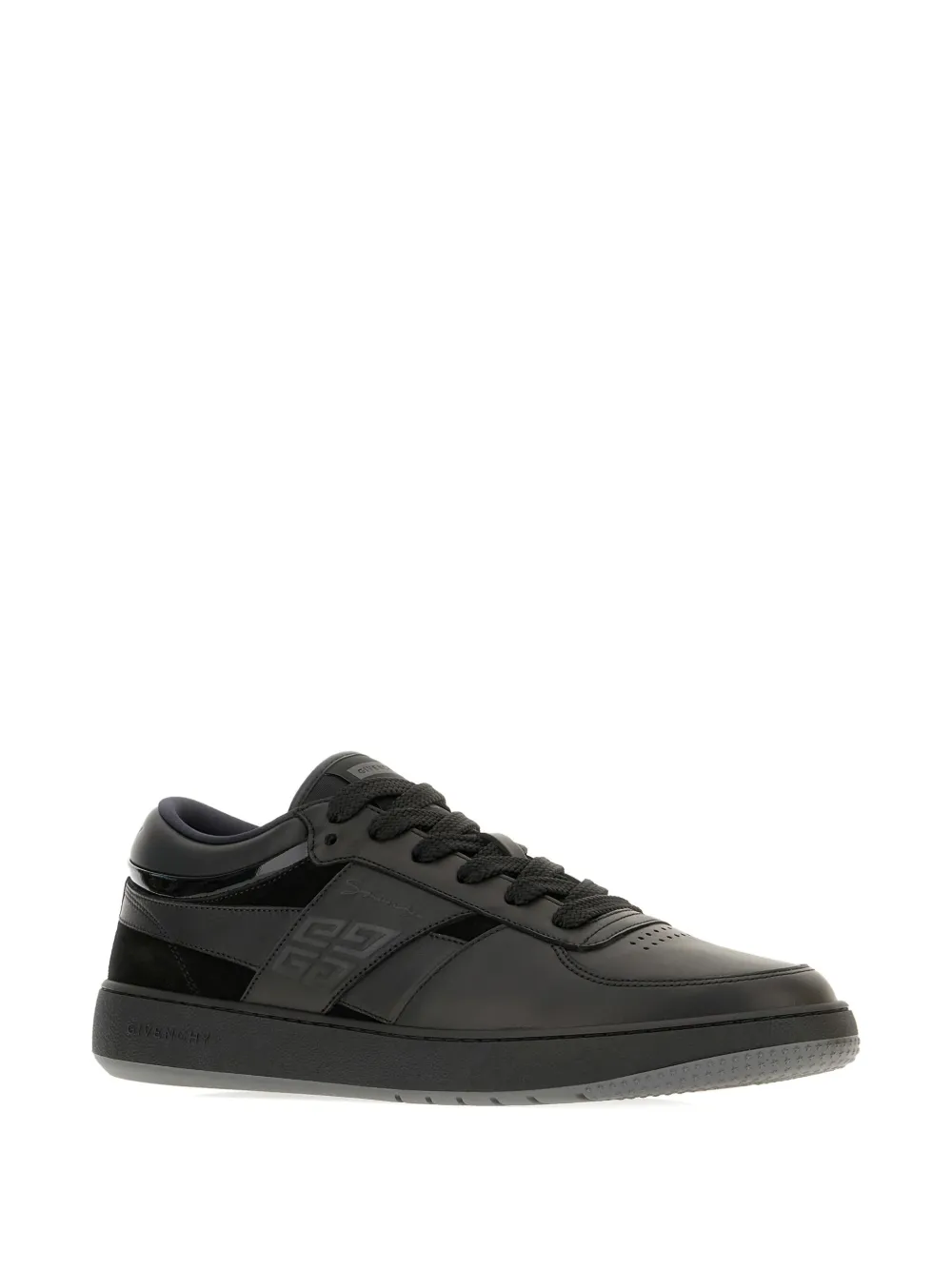 Givenchy G Move leather panelled sneakers Black