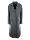 Ermanno Scervino safety-pin embellished coat - Grey