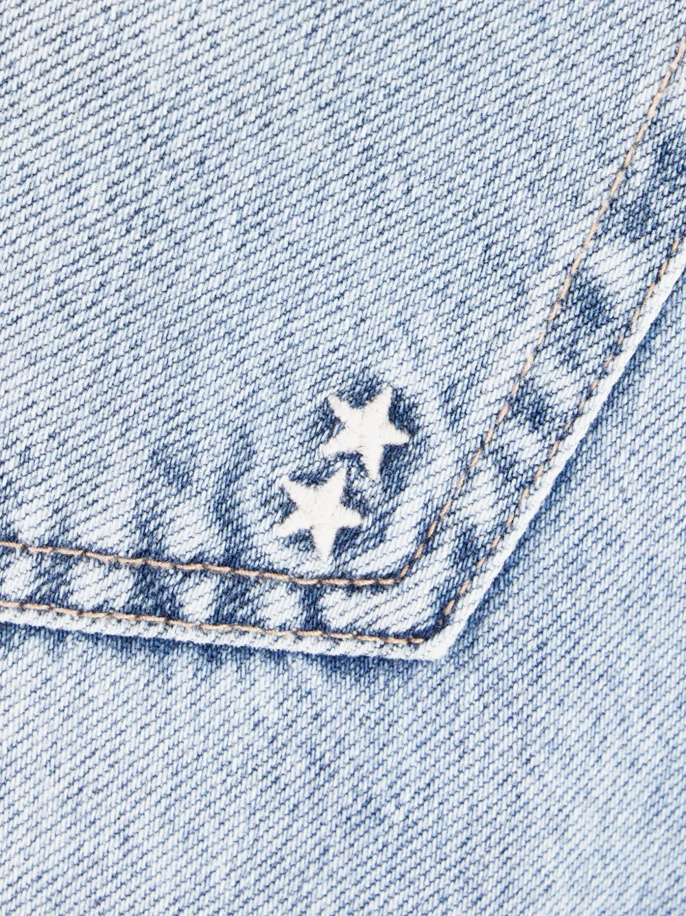 ICON DENIM Kiki jeans met dubbele ster Blauw