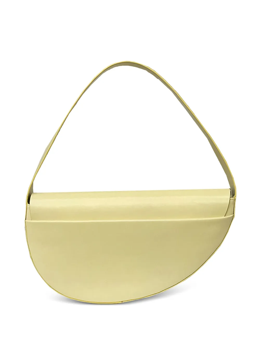 Low Classic Flow half-moon leather shoulder bag Geel