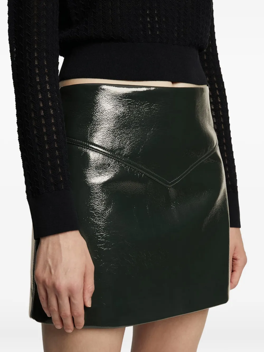 Proenza Schouler Mini-rok met afwerking Groen