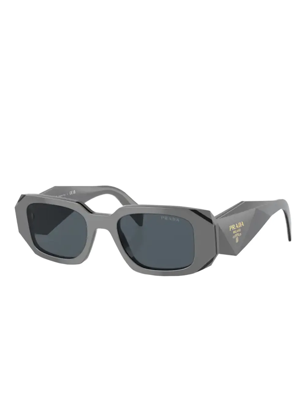 Prada Eyewear Symbole geometric-temple sunglasses - Grijs
