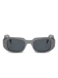 Prada Eyewear Symbole geometric-temple sunglasses - Grey