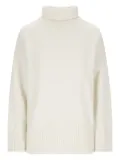 ETHER Vela ribbed-hem sweater - White