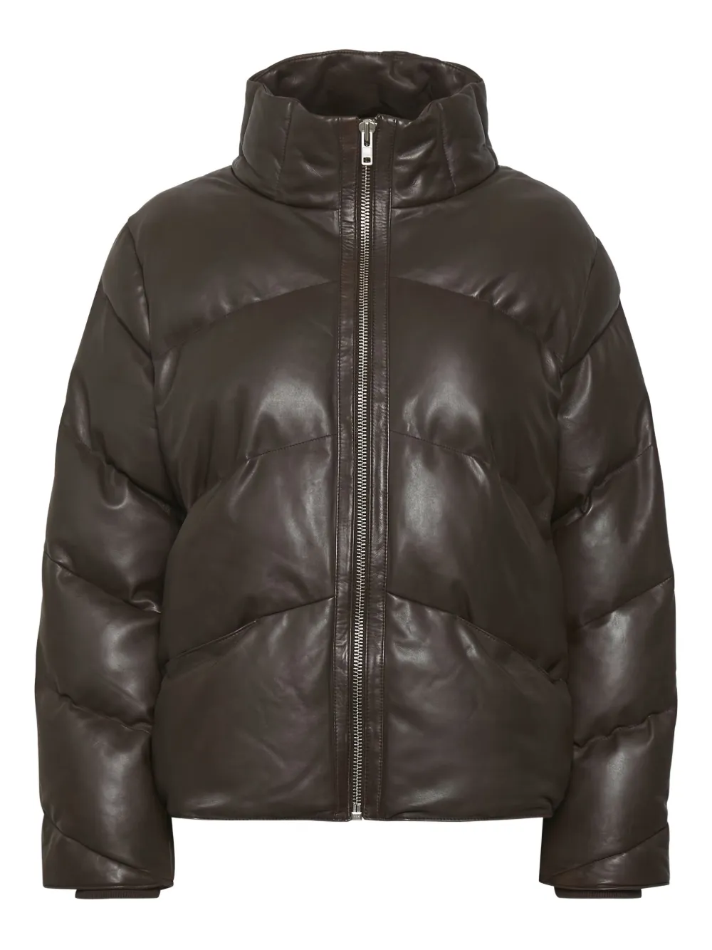 quilted leather jacket