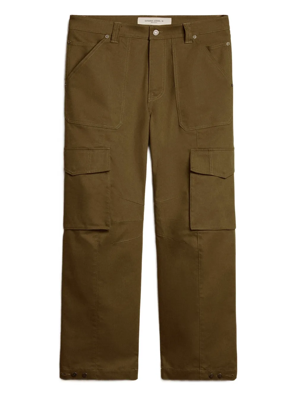 Golden Goose Cargo broek met sterdetail Groen