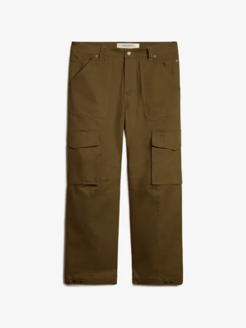 Golden Goose pantalon à poches cargo vert olive