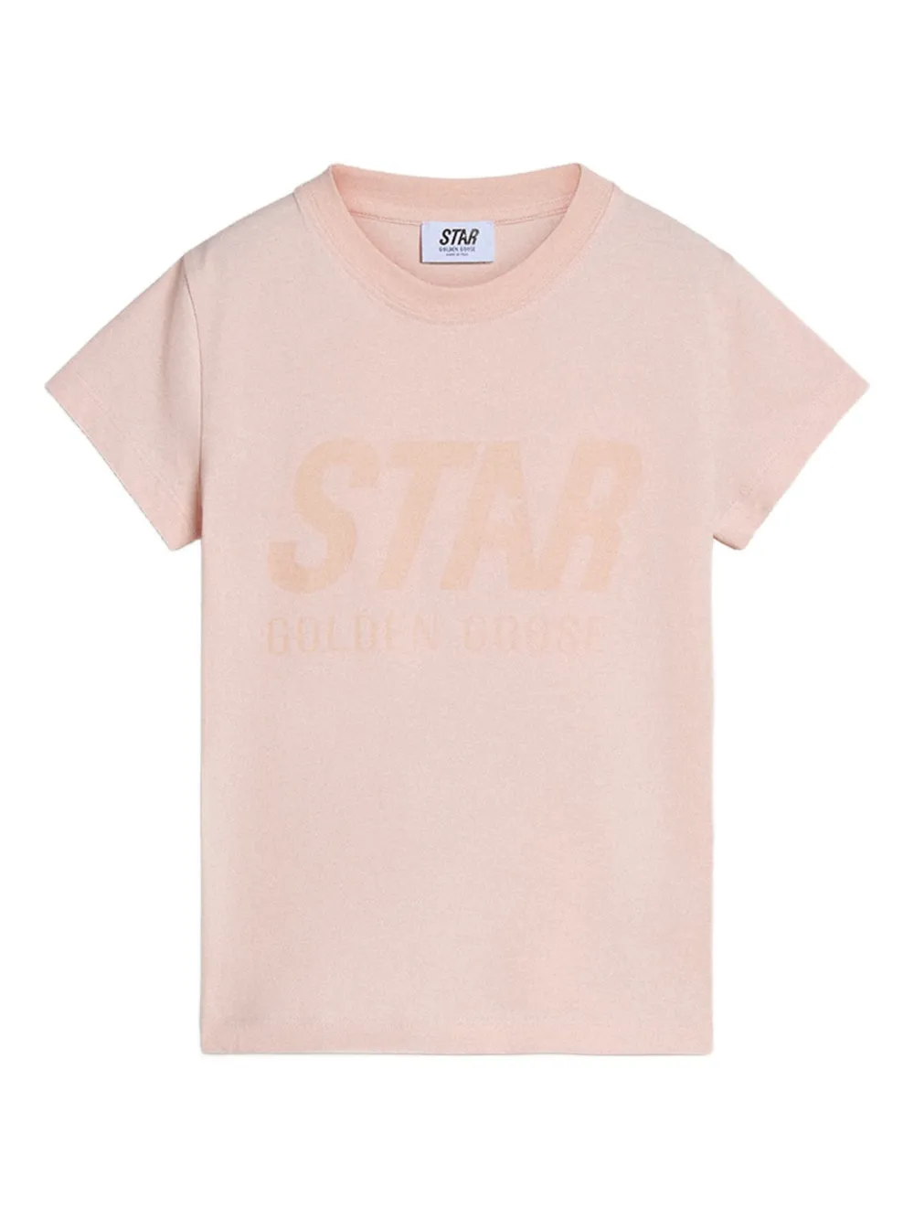 Golden Goose star logo t-shirt Roze