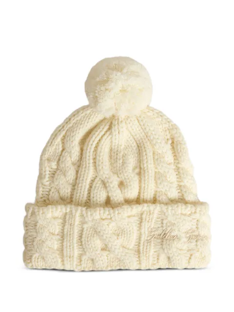 Golden Goose Journey cable-knit pompom beanie