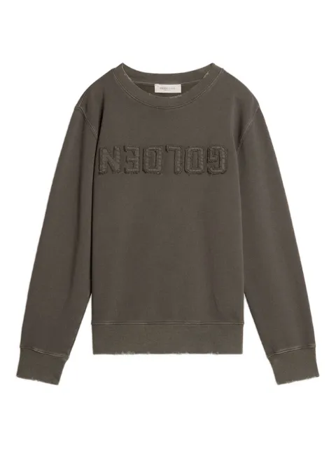 Golden Goose logo-embroidered fleece sweatshirt