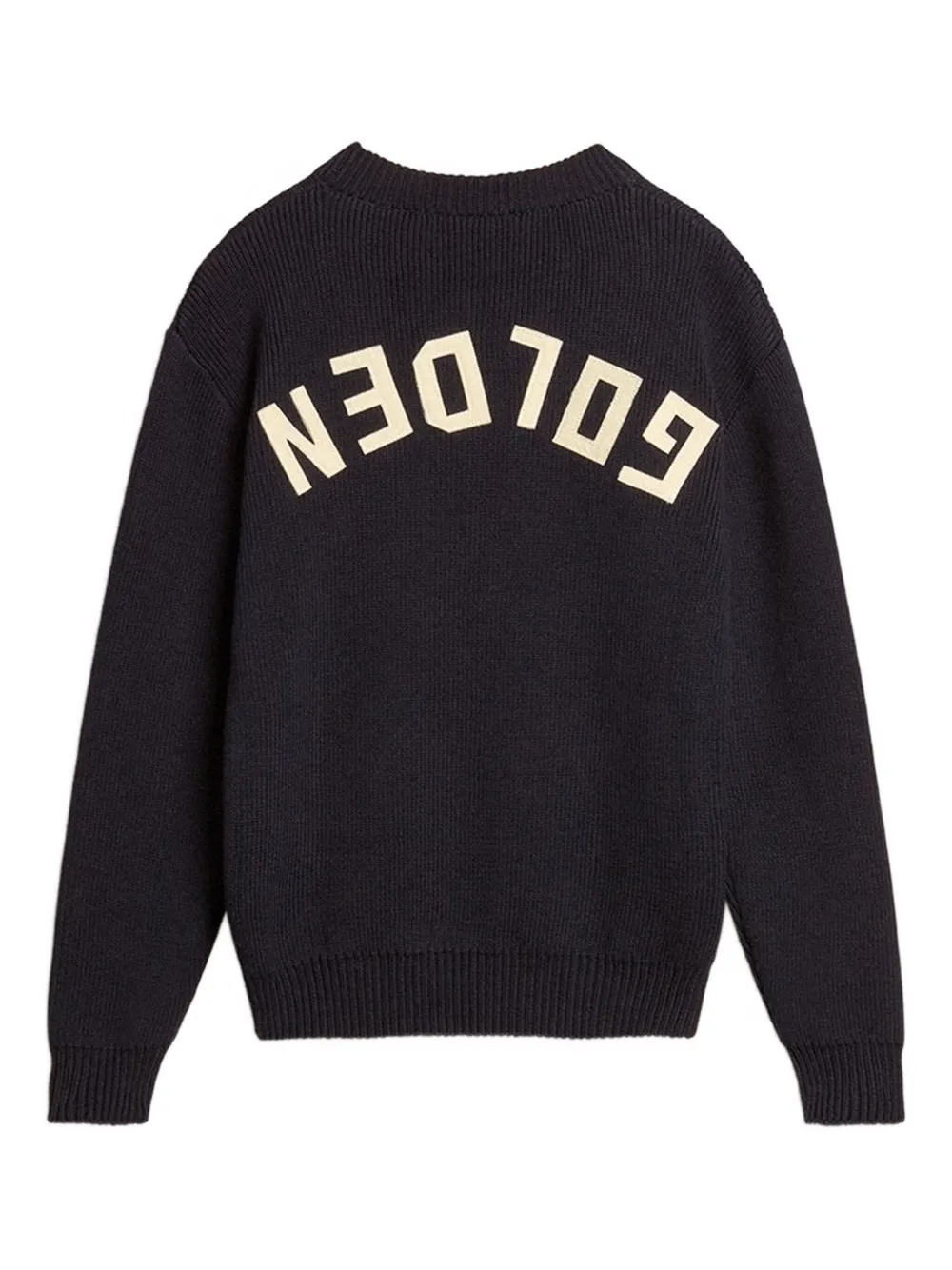 Golden Goose crew-neck logo sweater Zwart