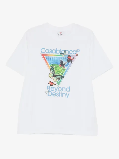 Casablanca tennis club beyond destiny graphic t-shirt