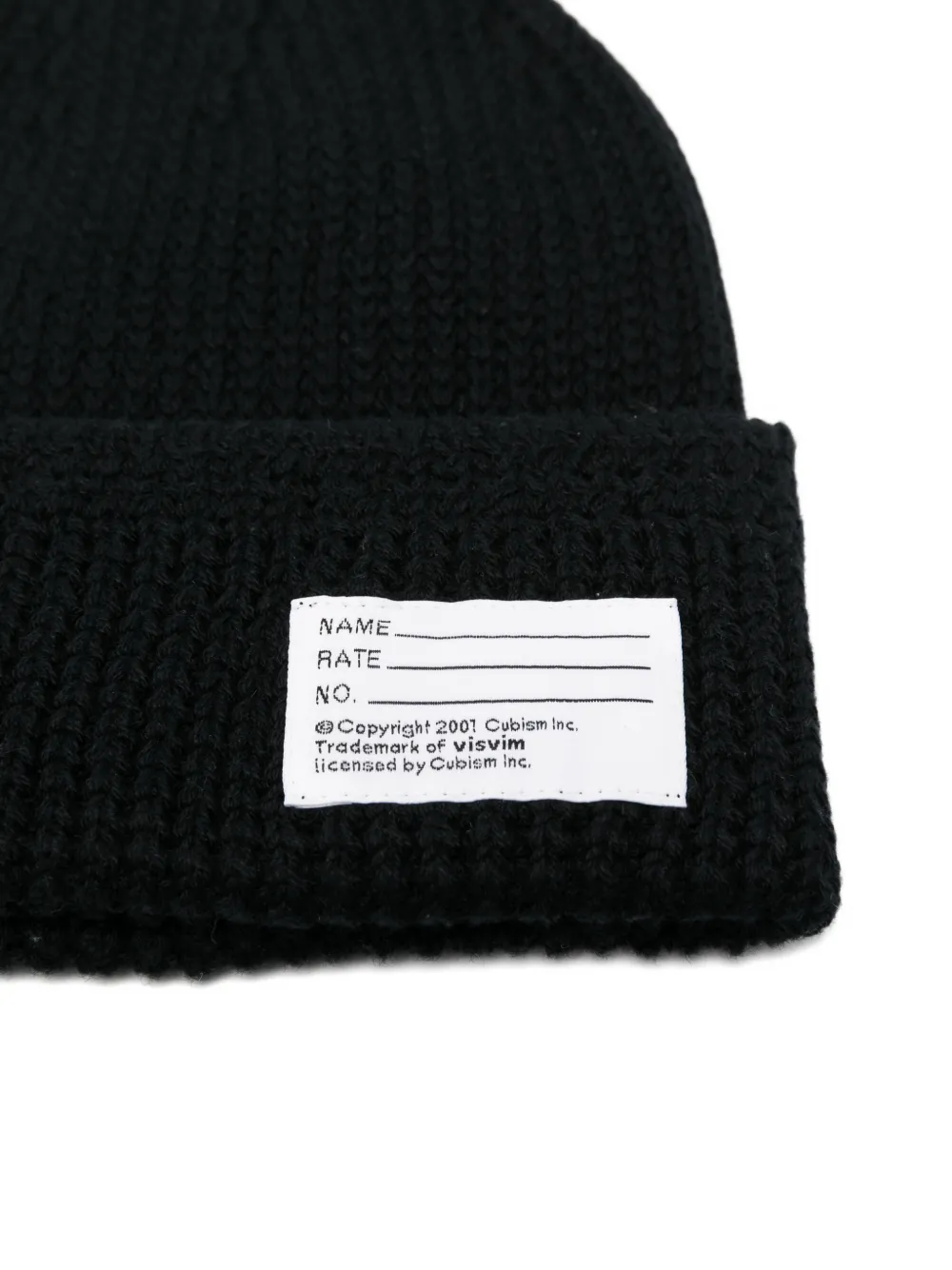 Visvim label-detail Beanie | Black | FARFETCH HK