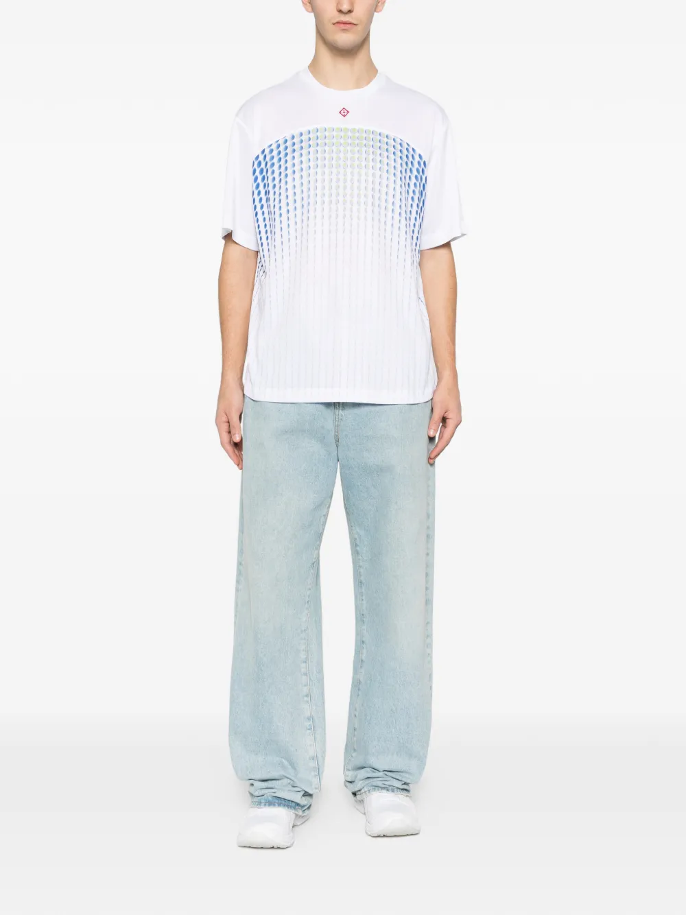 Casablanca Tennis Tech T-shirt - Wit