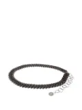 Rabanne leather-chain belt - Brown
